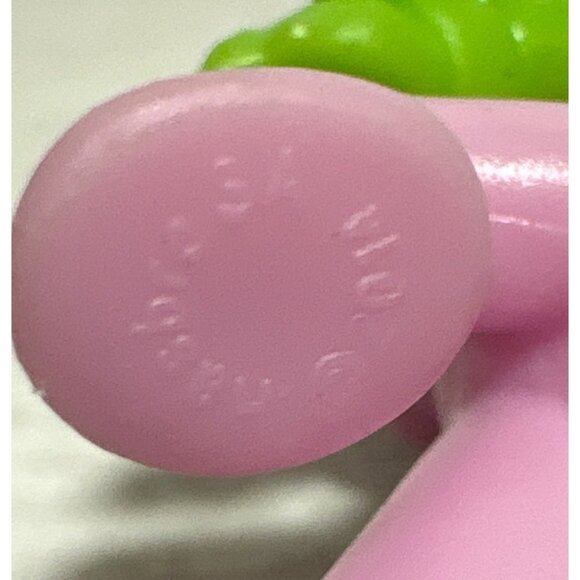 My Little Pony Miniature Figurine 2" Pink With Green Hair Collectible Toy - Picture 3 of 6